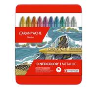 Caran D'Ache Neocolor I Crayon - Variado/Metallic Colores (Pack de 10)