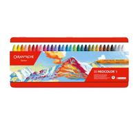 Caran D'ache Neocolor I - Juego de ceras de color (30 unidades, caja metálica)