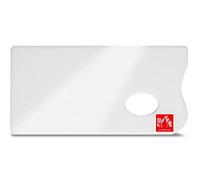 Caran d'Ache Paleta de plexiglás para artistas, color blanco, 26 x 13 mm