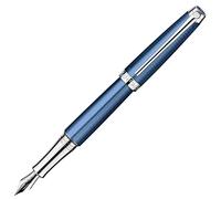 Caran d'Ache - Pluma estilográfica LÉMAN GRAND BLEU - Pluma ancha