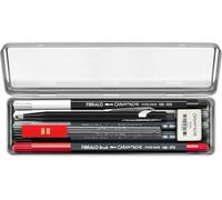 Caran d'Ache RYLSEE 3000.323 - Juego de cartas y 1 curso de creatividad en línea en estuche de metal gris