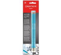 Caran d'Ache Sketcher - Lápiz para dibujar (2 unidades), color azul