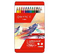 Caran D'Ache Supracolor 12 Set Artista Aquarelle Color Lápiz Suave Agua Soluble