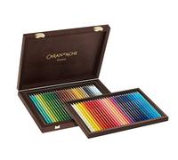 Caran D'Ache Supracolor Artista Soluble en Agua 60 Color Lápices Madera De Caja