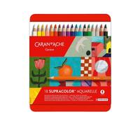 Caran D'Ache Supracolor Soluble en Agua Lápices de Colores Juegos Artista Suave