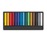 Caran d'Ache Swisscolor 7002.815 - Lápices de colores pastel de cera impermeables (15 unidades), multicolor