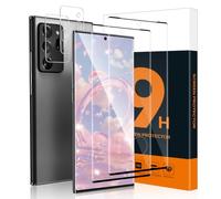 Carantee 2+2 Pack de vidrio templado para Samsung Galaxy Note 20 Ultra 5G, cobertura completa 3D antiarañazos, dureza 9H Glass Samsung Note 20 Ultra Cristal Protección, Instalación rápida Cámara