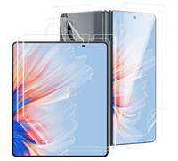 Carantee 2 + 2 unidades de protector de pantalla de TPU para Samsung Galaxy Z Fold 5 5G, HD Clear No-Bubble antiarañazos, protector de pantalla Samsung Z Fold, alta sensibilidad, autocuración, Z Fold