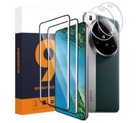 Carantee 2 + 2 unidades Protector de pantalla de cristal templado para Xiaomi 15 Ultra 5G, HD Clear antisuciedad, antiburbujas, antiarañazos, mi 15 Ultra Protector de pantalla, alta sensibilidad