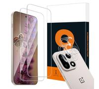 Carantee 2+2 Vidrio templado para Oneplus 15 5G Protector de pantall Protector de pantalla redonda de 2,5D, dureza 9H, antiarañazos, antimanchas, 0,33 mm, sin burbujas, HD Sensibilidad Oneplus