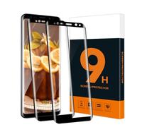 Carantee 2 Pack Cristal Templado para Samsung Galaxy S8 Film, | Protector de pantalla, 9H resistente, 3D pantalla completa, burbuja libre, táctil sensible, ultra HD S8 cristal protección
