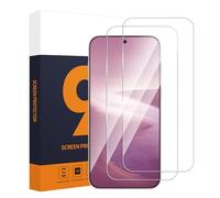 Carantee 2 protectores de pantalla para Oneplus 15 5G | 2.5D borde redondo encaja perfectamente dureza 9H anti-arañazos irrompible alta claridad alta resolución táctil sensible