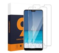 Carantee 2 protectores de pantalla ultrafinos para Huawei P20 Pro | Funda 2,5D agradable, dureza 9H, sin arañazos, ultraresistente, ultratransparente, transparente y sensible al tacto