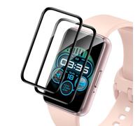 Carantee - Cristal templado para Samsung Galaxy Fit 3, 2 piezas | Cobertura total, antiarañazos, ultra clara, burbuja libre, alta sensibilidad, fácil instalación, protector de pantalla