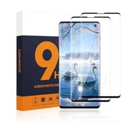 Carantee - Lote de 2 protectores de pantalla de cristal templado para Samsung Galaxy S10, dureza 9H Glass, ultra resistente, sensible al tacto Samsung S10, protector de pantalla, 3D, cobertura