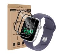 Carantee Protector de pantalla para Apple Watch 11, 46 mm, 2 unidades | Ultra transparente, antiarañazos, sin burbujas, antihuellas, ajuste preciso, curvado 3D, para iWatch 46 mm lámina protectora