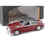 Cararama Jaguar MK II Serie TV Inspector Morse (1987-2000) rojo oscuro 1:43