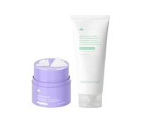 caraseoul Dúo de Doble Limpieza Facial, Gentle Grinding Bálsamo Limpiador & Heartleaf Espuma Limpiadora Hidratante