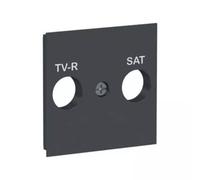 Caratula toma r-TV/SAT antracita Schneider New Unica - NU944154