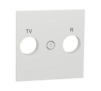 Caratula toma TV/FM blanco polar Schneider New Unica - NU944018
