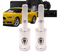 carAudio wireTerminals - High Power Brass Speaker wireConnectors, long lasting carAmplifier Wiring Terminals, Auto Audio Distribution Block | Speaker & Amp wireConnectors for carStereo Installat