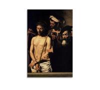 Caravaggio Ecce Homo - Póster decorativo de obra maestra, impresión artística para pared, lienzo para regalo, decoración del hogar, 50 x 75 cm