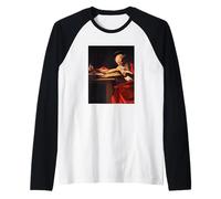 Caravaggio - San Jerónimo Escritura Camiseta Manga Raglan