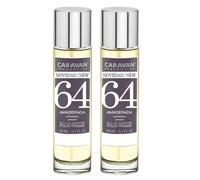 CARAVAN FRAGANCIAS Perfume de Hombre Nº 64, 150 ml, Set de 2