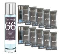 CARAVAN FRAGANCIAS Perfume de Hombre Nº12 de 150 ml + Set de 10 Viales de Fragancias Masculinas distintas de Caravan para descrubir nuevos aromas