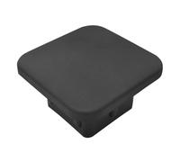 Caravan Hitch Cover - Trailer Hitch Covers | Tow Hitch Cover | Hitch Covers for Trucks | Square Mouth Hitch Dust Plug | Exterior Car Accessories, Receiver Tube Cap, Black for All Types of Models