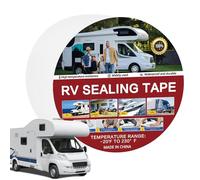 Caravan Seam Tape - 5x500cm White, Butyl Rubber Strip, RV Leak Repair | Perfect For Vehicle Sealing, Fleet Management, Garage Repairs