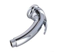 Caravana para cabezal de ducha con gatillo de encendido/apagado, chapado en ABS cromado, spray de mano de alto flujo para baño con conexión de manguera estándar y cubierta giratoria para una fácil