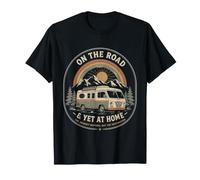 Caravana Retro Camper Travel Road Trip Camiseta