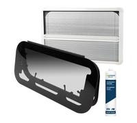 Caravana Ventanilla Giratoria 70x30cm Autocaravana Ventana Lateral Insecto Rollo