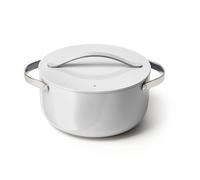 Caraway Olla de cerámica antiadherente para horno holandés con tapa (6.5 cuartos de galón, 10.5 pulgadas), no tóxica, libre de PTFE y PFOA, apta para horno y compatible con todas las estufas (gas,