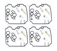 Carb Carburetor Para YZF750R YZF750 YZF 750 R 1993-1995 1996 1997 1998 Kit Reparación Carburador Membrana Diafragma Vacío Válvula Flotador 4 Juegos Pieza Carburador(4 Sets B)