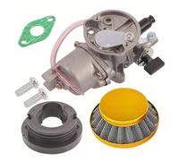 Carb Carburetors Para 43cc, 47cc, 49cc Refrigerado Por Aire Para Mini ATV, Quad, Moto Para Cross Bolsillo, Carburador 2 Tiempos Cápsula, Filtro Aire, Colector Admisión(Oro)