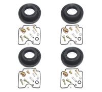 Carb Gasolina Para Y&amaha FZS600 Para Fazer 1998-2003 Juego De 4 Piezas De Reparación De Carburador Motocicleta Con Asiento Aguja Flotante Y Diafragma(4 Repair Kit)
