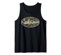 Carb Queen Camo Pasta Lovers Throwback Style Camiseta sin Mangas