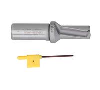 Carbide U Drill Tool C25-2D20-43WC03 | 45° Chamfering & High Smoothness Drilling | Internal Cooling System for Chip Removal/CNC Machining/Industrial Use