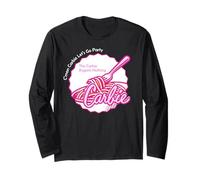 Carbie Girl Retro Pasta Amante de la Pasta Carbs Rosas Divertidos Bajos en Carbohidratos Manga Larga