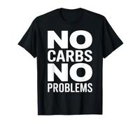 Carbohidratos No Problems Funny Keto Gym Workout Camiseta