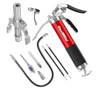 CarBole Pistolas de Engrase 8000PSI con Acoplador,Cuatro Tipos de Boquilla | Bomba de Engrase,3 Mangueras Flexibles y Tubo de Extensión de Metal,Compatible con Cartucho de Tinta 400cc