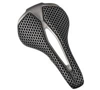 Carbon 3D Printing Ultralight Bike Saddle, 115g Hollow Breathable, 250x150mm for MTB Gravel Road/357(Carbon 3D Printed)