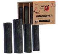 Carbón activo agua x4 Bastón Binchotan de Gran Calibre - Filtro de Agua Purificador de Carbón Activo de Madera Vegetal Orgánica - Recarga para Jarra Filtrante, Purificador de Agua de Grifo, Botella
