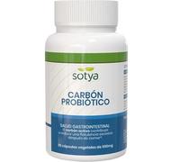 Carbón Activo Probiótico 550mg, 90 Cápsulas Vegetales BIO | Alivio Hinchazón, Gases y Digestiones Pesadas | Depurativo Natural, Antiácido, Mal Aliento | Con Anís, Hinojo y Bifidobacterias
