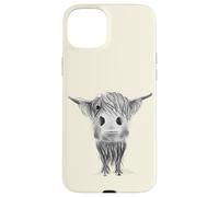 Carbón con Estampado Animal de Vaca de Las Tierras Altas No 26 Carcasa para iPhone 15 Plus