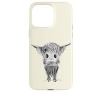 Carbón con Estampado Animal de Vaca de Las Tierras Altas No 26 Carcasa para iPhone 15 Pro MAX
