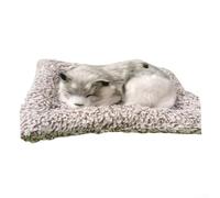Carbón de coche con almohadilla de franela con diseño de animales y paquetes de carbón natural para limpieza de aire interior (Huskimos con orejas)