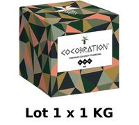 Carbón De Coco Natural 1Kg Cubos - Chicha Narguile / Barbacoa - Larga Duración